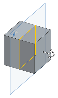 Ejemplo de extrusión simétrica