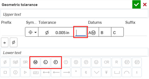 Geometric Tolerance example