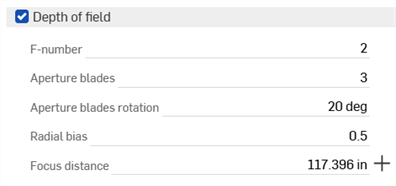 Parámetros Profundidad de campo