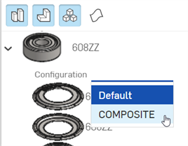 Cambio de configuración