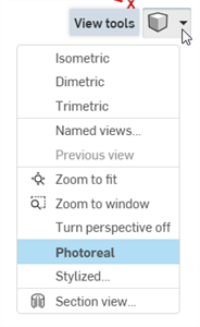 Menú Ver herramientas