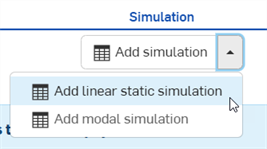 Botón Añadir simulación