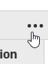 Puntos suspensivos para acceder a las opciones de tabla variable