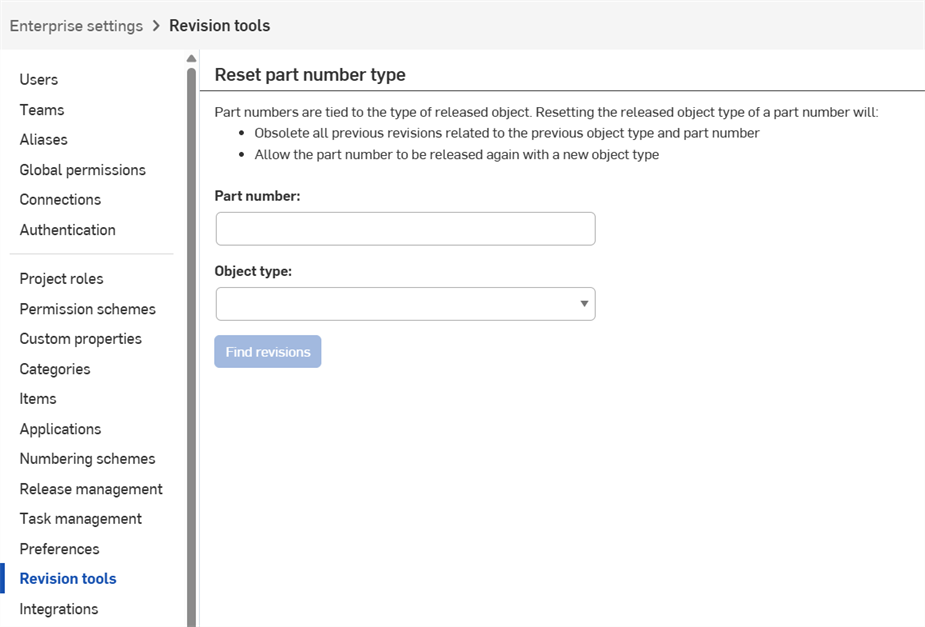Configuration Enterprise : outils de révision