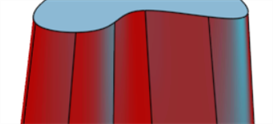 exemple de palette de couleurs bleu-rouge