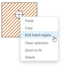 Modification d'une zone de hachure