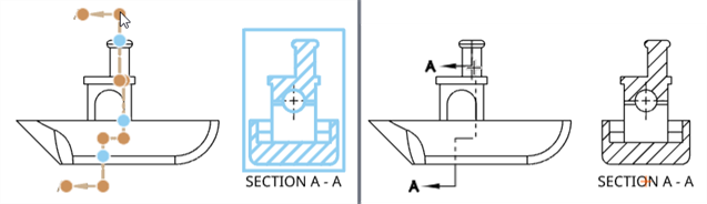 Adjusting the cut line to make it shorter than the snap point