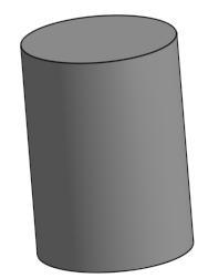 Exemple de chanfrein cylindrique (avant)