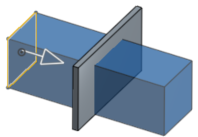 exemple d'extrusion à travers toutes les pièces sélectionnées