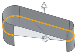 exemple d'extrusion dans deux directions différentes