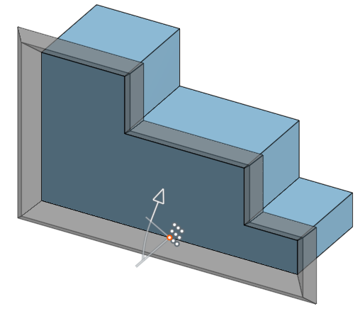 Exemple de cadre avec un angle de 45 degrés