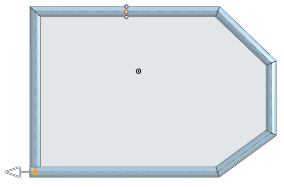 Exemple de remplacement d'un type d'angle