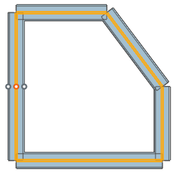 Aucun type d'angle sélectionné (ouvert, non fini)