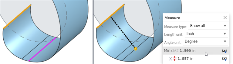 Type de décalage euclidien