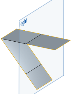 Scission : surface, exemple