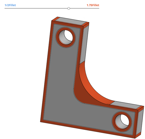 Example of how to visualize more of the Target features by sliding the circle towards the Target label