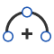 3-point arc icon