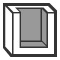 Icône de l'outil de fonction Coque