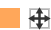 Simulation connection, planar icon