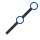 Midpoint line icon