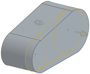 Exemple d'extrusion de la fonction Deuxième direction