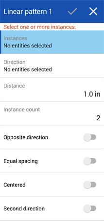 Boîte de dialogue de répétition linéaire sur un appareil Android