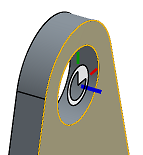 Selecting a primary and secondary axis along which to realign the Mate connector