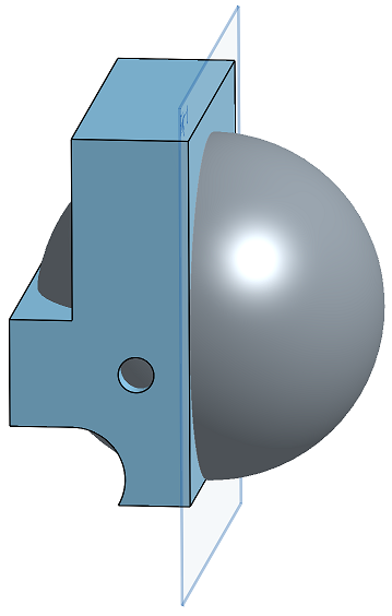 Exemple avant l'application de la fonction Miroir : Intersection