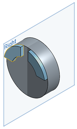 Exemple d'utilisation de la fonction Miroir : Nouveau matériau