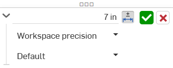 Boîte de dialogue contextuelle Cote indiquant les paramètres de tolérance