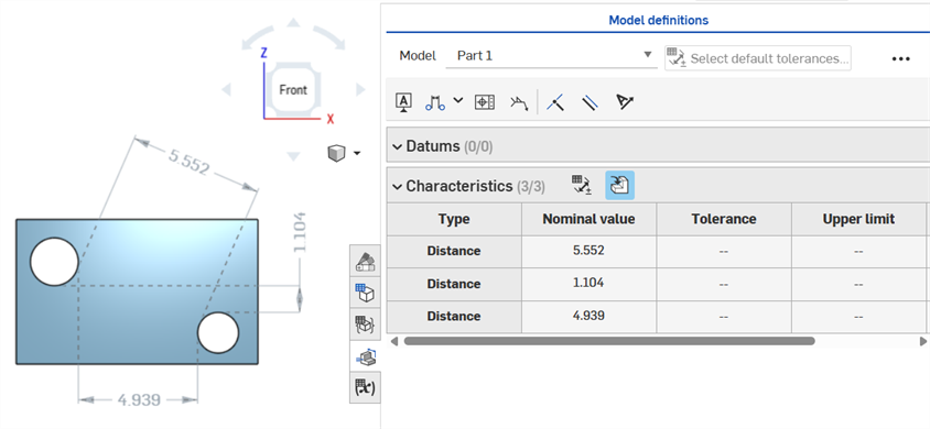 Minimum distance example