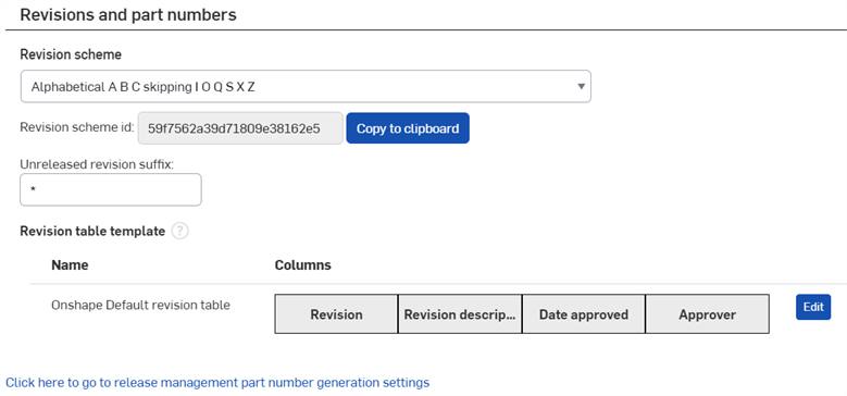 Release management Revision and part numbers