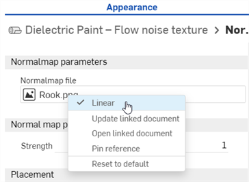 Appliquer une texture de projection normale