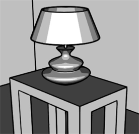 Exemple stylisé : dessin en niveaux de gris