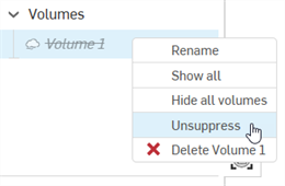 Annuler la suppression d'un volume