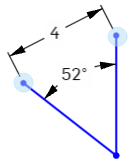 Exemple de détermination de la distance directe entre deux lignes