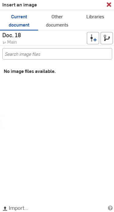Screenshot of the Insert image dialog box