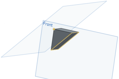 exemple de création d'un plan (point, plan)