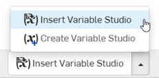 Insert Variable Studio