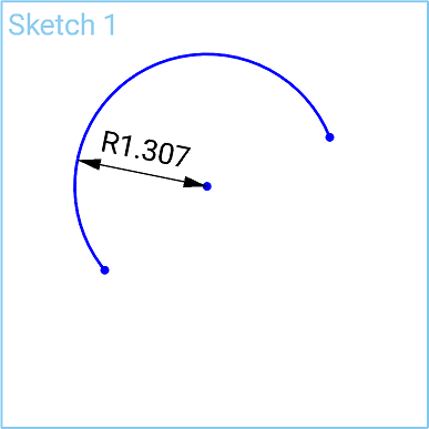 Esempio di dimensione raggio