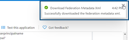 Chiusura della notifica di completamento del download