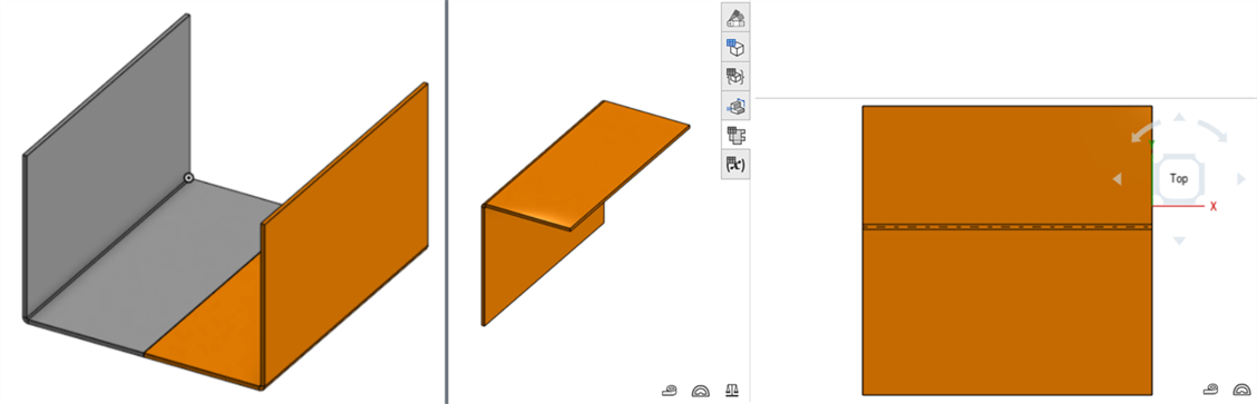Mirroring a sheet metal part