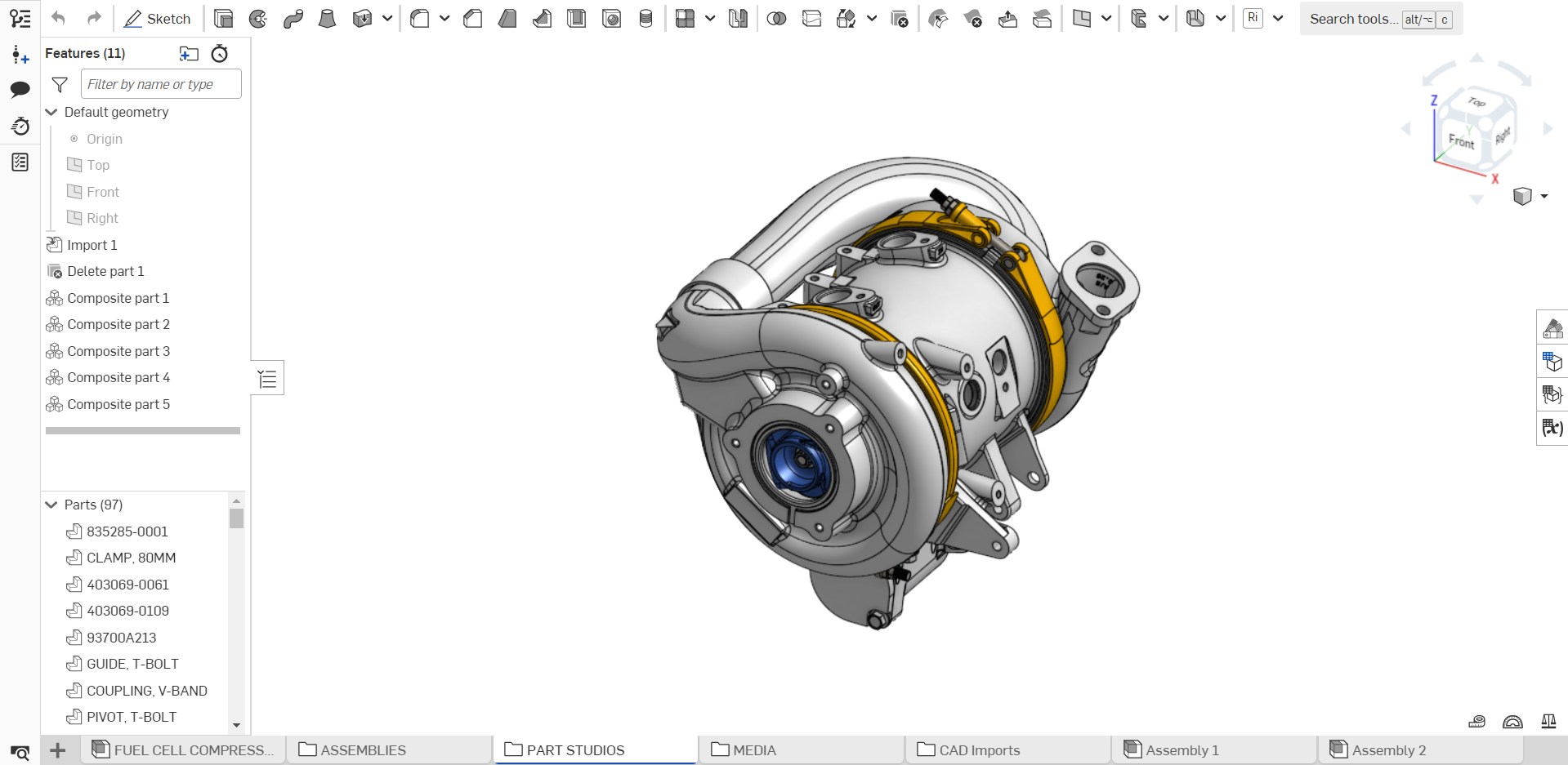 Esempio di Part Studio