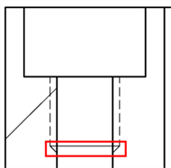 Esempio di cono filettato