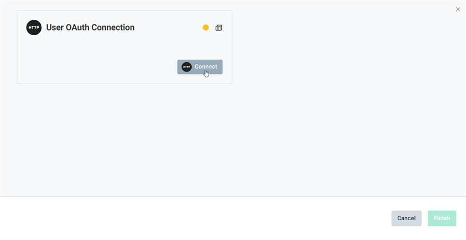 Connessione OAuth utente