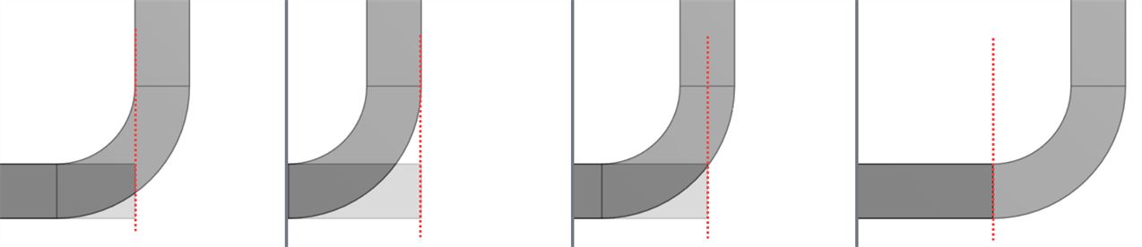 Opzioni di allineamento flange