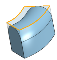 Modello con filetto tondo applicato