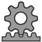 Icona della funzione Relazione pignone e cremagliera