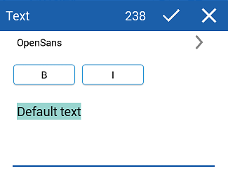 Finestra di dialogo con opzioni di formattazione