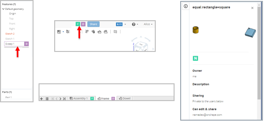 Esempio di collaborazione in tempo reale